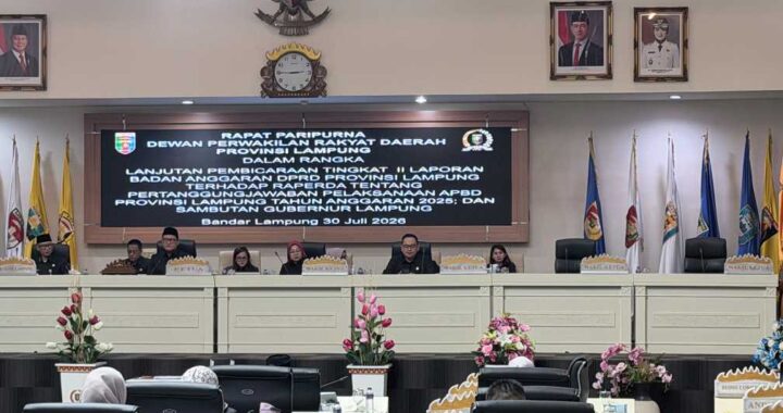 DPRD Lampung Setujui Raperda Pertanggungjawaban APBD 2025, Beri Sejumlah Rekomendasi Perbaikan