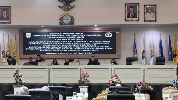 DPRD Lampung Setujui Raperda Pertanggungjawaban APBD 2025, Beri Sejumlah Rekomendasi Perbaikan