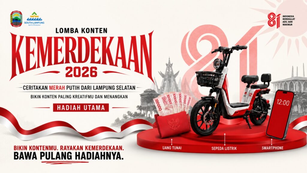Lomba Konten Kemerdekaan di Menara Siger, Ada Hadiah Menarik