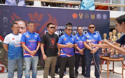 Korem 043/Gatam Hadiri Open Tournament Domino Piala Panglima TNI, Perkuat Silaturahmi dengan Masyarakat