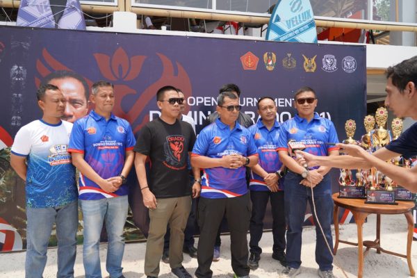 Korem 043/Gatam Hadiri Open Tournament Domino Piala Panglima TNI, Perkuat Silaturahmi dengan Masyarakat