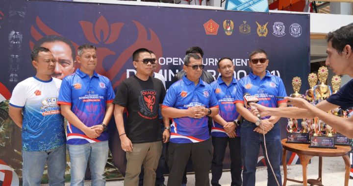 Korem 043/Gatam Hadiri Open Tournament Domino Piala Panglima TNI, Perkuat Silaturahmi dengan Masyarakat